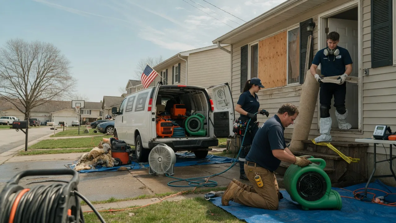 Water Damage Restoration in Forestville, WI near me